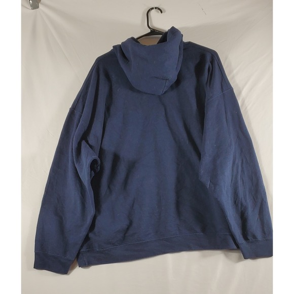 Mens Navy Blue Ford Oval Logo Hoodie Sweatshirt Large Size xxl - Picture 4 of 7